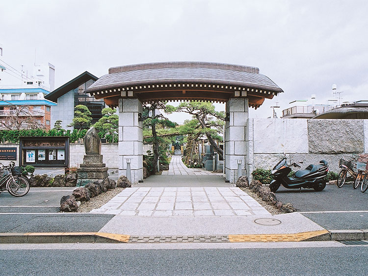 安養寺 山門正面外観